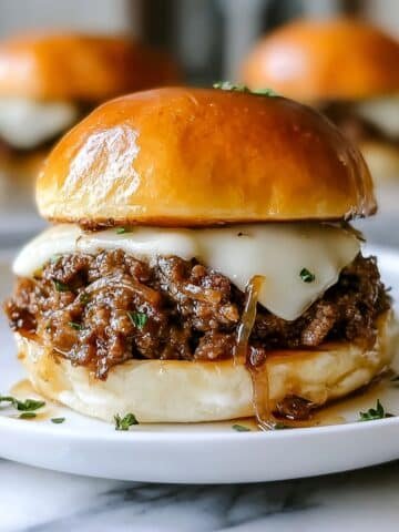French Onion Beef Sloppy Joes Recipe